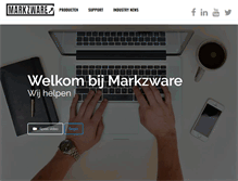 Tablet Screenshot of nl.markzware.com